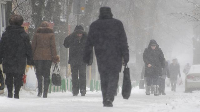 В Москве объявлено экстренное предупреждение из-за снегопада