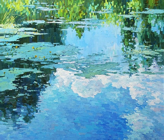 Художник Виктория Чижова. Московские крыши