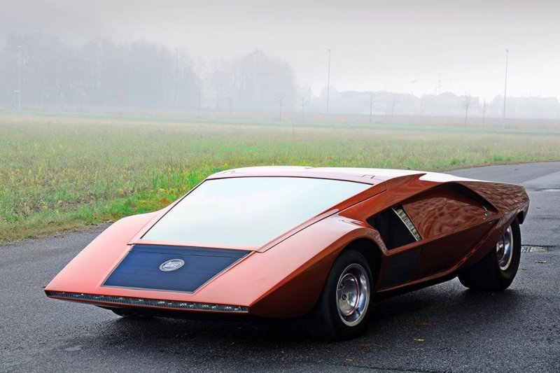 Lancia Stratos Zero Lancia Stratos Zero авто, автодизайн, автомобили, аэродинамика, дизайн, обтекаемость, самолет