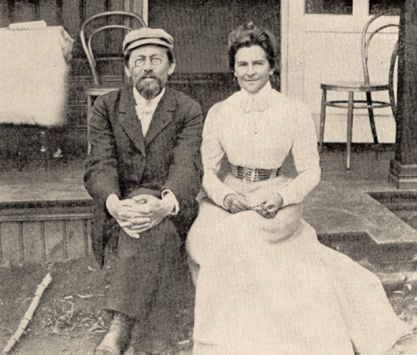 Чехов с женой Ольгой Книппер