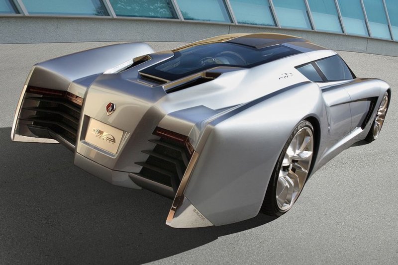 GM EcoJet GM EcoJet авто, автодизайн, автомобили, аэродинамика, дизайн, обтекаемость, самолет