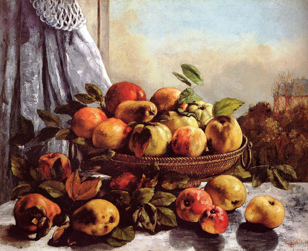 "Натюрморт с фруктами", c 1871, холст, масло, 59 x 72