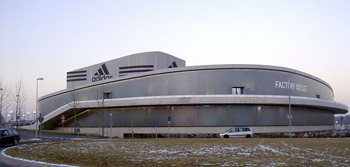 Штаб-квартира Adidas в городе Херцогенаурах.