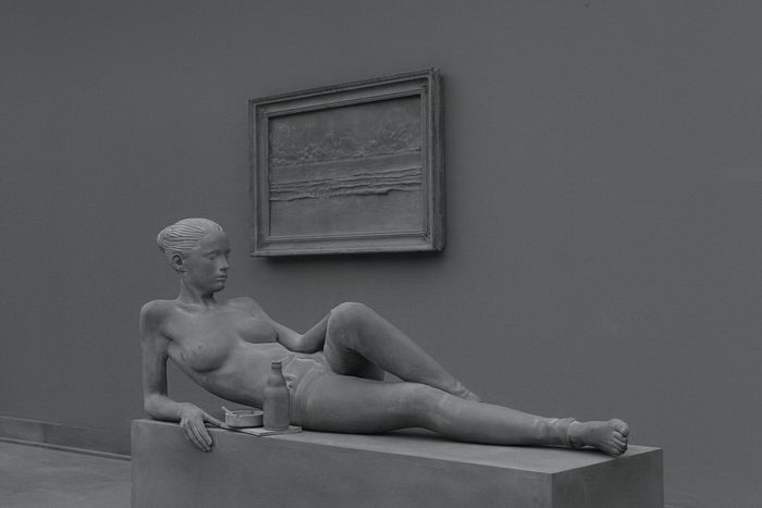 Монохромные скульптуры Hans Op de Beeck
