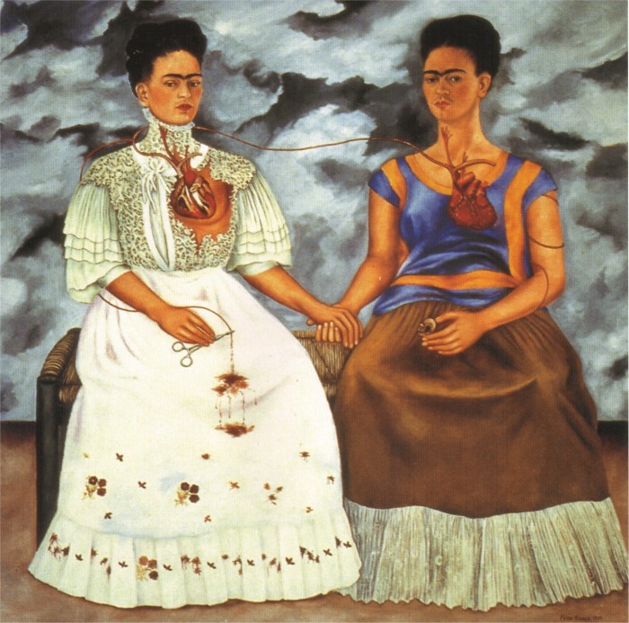 Две Фриды, Фрида Кало, 1939 год. Две Фриды, Фрида Кало, 1939 год.