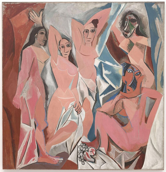 Пабло Пикассо. Авиньонские девицы, 1907