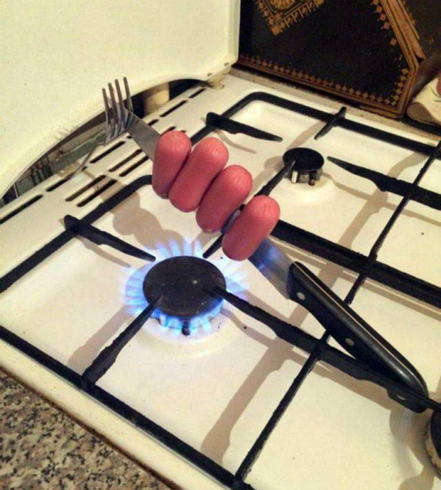 Если нет сковородки. Если нет сковородки.