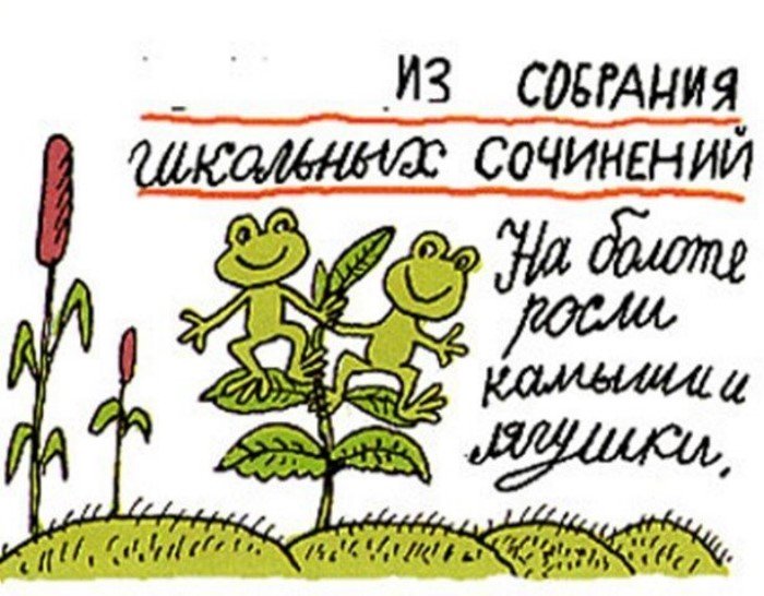 Так, открыли тетрадки, пишем сочинение… Так, открыли тетрадки, пишем сочинение…