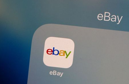 The eBay logo is pictured on a phone screen in this photo illustration in New York, U.S., July 23, 2019. REUTERS/Brendan McDermid/Illustration The eBay logo is pictured on a phone screen in this photo illustration in New York, U.S., July 23, 2019. REUTERS/Brendan McDermid/Illustration