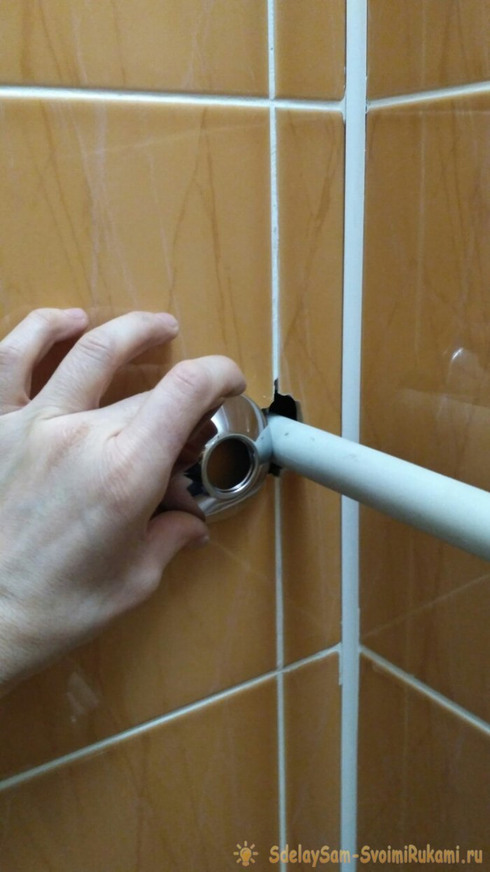 Установка полотенцесушителя своими руками