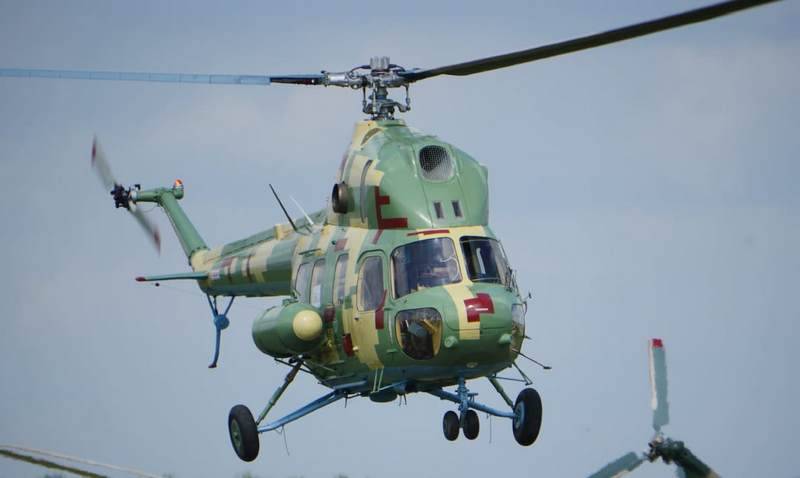 На западе Украины упал вертолёт Ми-2 армейской авиации СВ ВСУ