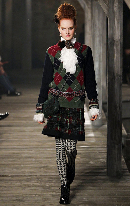 Chanel pre-fall 2013 (Париж- Эдинбург)
