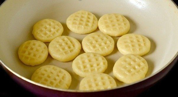 Простое печенье на сковороде