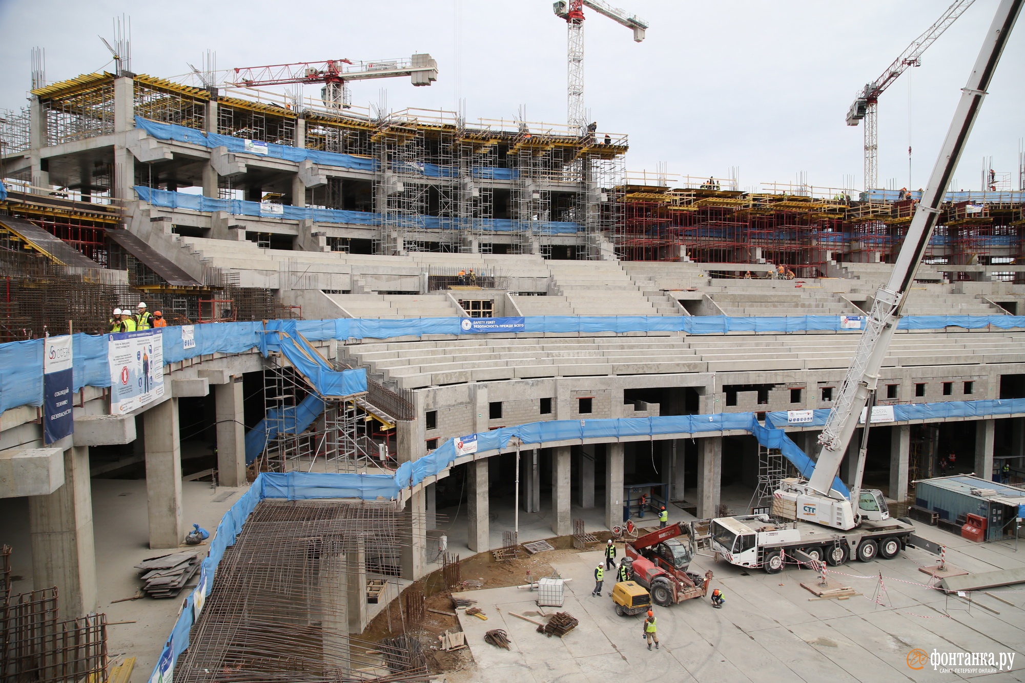 Строительство новой ледовой арены в Санкт-Петербурге