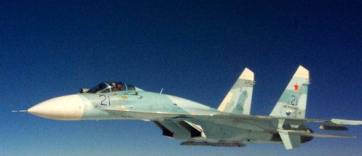 Су-27 не позволил натовскому истребителю приблизиться к самолёту с министром обороны РФ на борту