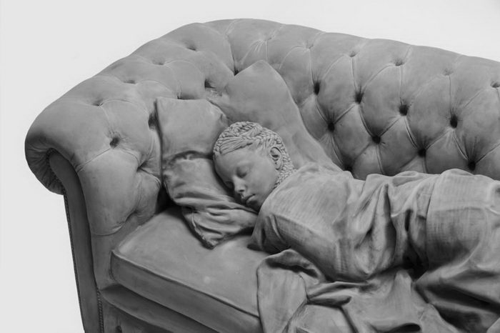 Монохромные скульптуры Hans Op de Beeck