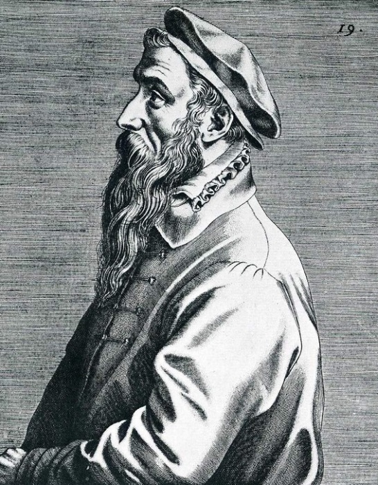 Портрет Брейгеля. Доминик Лампсоний, 1572 год. | Фото: bersoantik.com. Портрет Брейгеля. Доминик Лампсоний, 1572 год. | Фото: bersoantik.com.