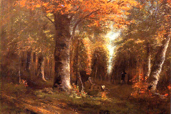 "Лес осенью", 1841, холст, масло, 38х54