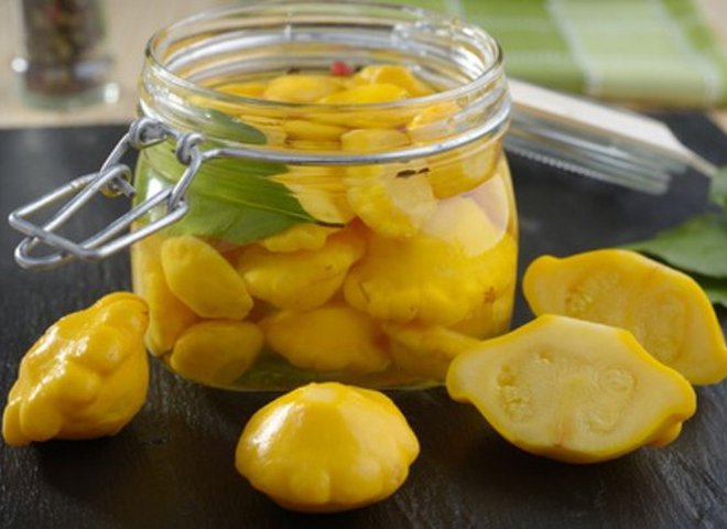 Маринованый патиссон – отличный закусон!