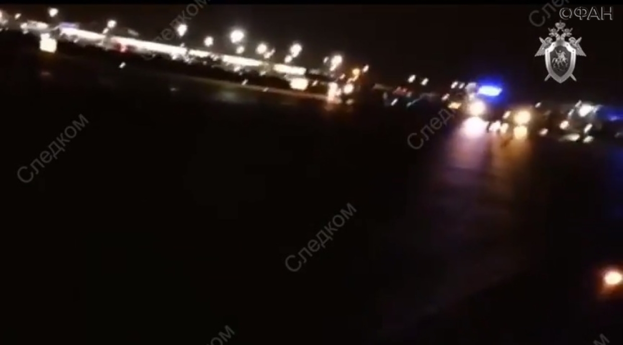 СК РФ показал видео с места гибели мужчины в «Шереметьево»