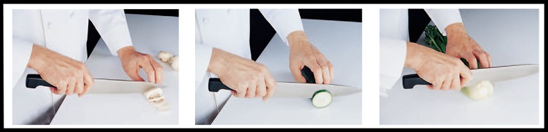 Техника нарезки продуктов. Часть вторая. Как правильно держать нож Техника нарезки продуктов. Часть вторая. Как правильно держать нож