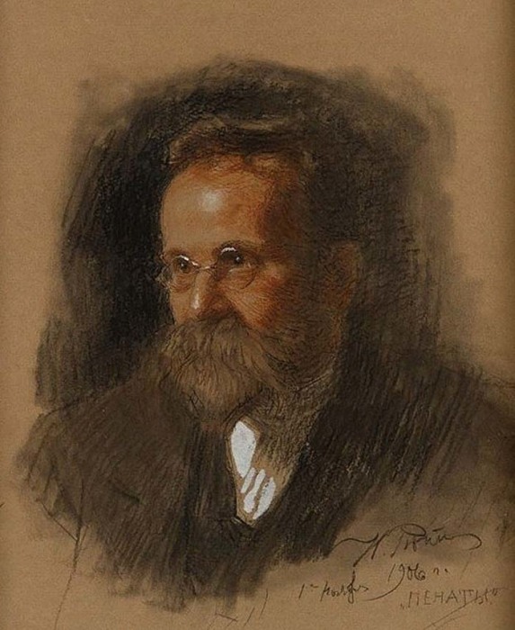 Н.А. Морозов на портрете, написанном Репиным после выхода из заключения, 1906 год Н.А. Морозов на портрете, написанном Репиным после выхода из заключения, 1906 год