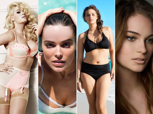 Известные модели размера плюс