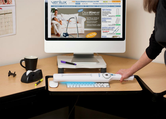 Устройство для дезинфекции поверхностей CleanWave Portable Sanitizing Wand. Устройство для дезинфекции поверхностей CleanWave Portable Sanitizing Wand.