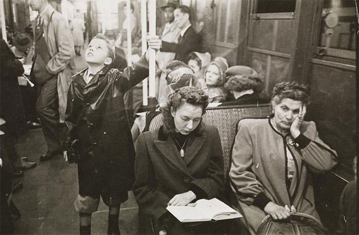 Пассажиры в метро, 1940-е life, Стэнли Кубрик, звезды, знаменитости, режиссеры, фотограф, фотографии, юность гения