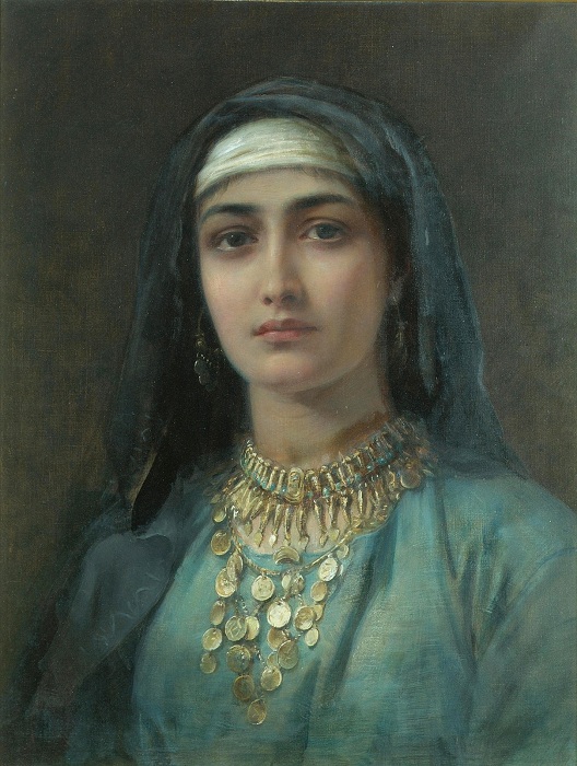 Эсфирь (1879 год). Частное собрание. Автор: Эдвин Лонгсден Лонг. Древний Вавилон и его невообразимые обычаи глазами художника XIX века