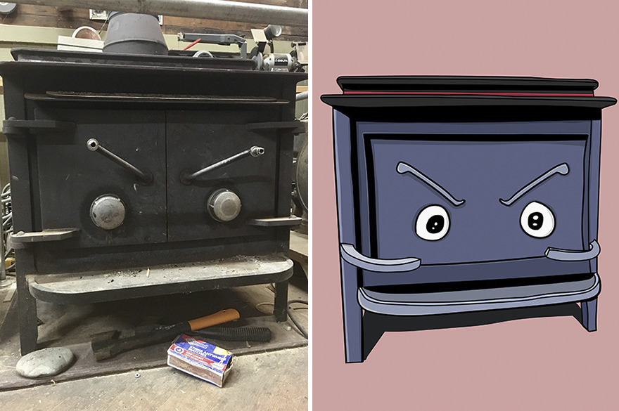 I Have Pareidolia, And I Create Characters Out Of The Faces I See.