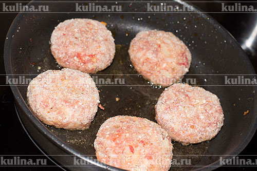 Котлеты с рисом и овощами