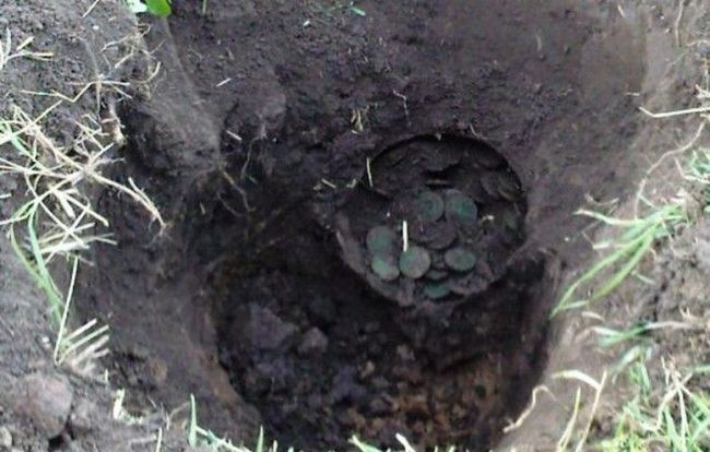 клад, монеты, находка