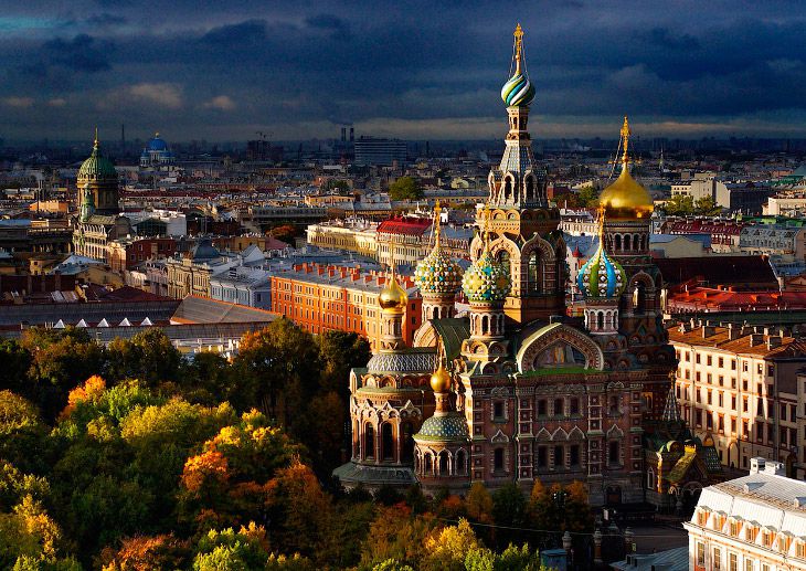 санкт-петербург, с высоты