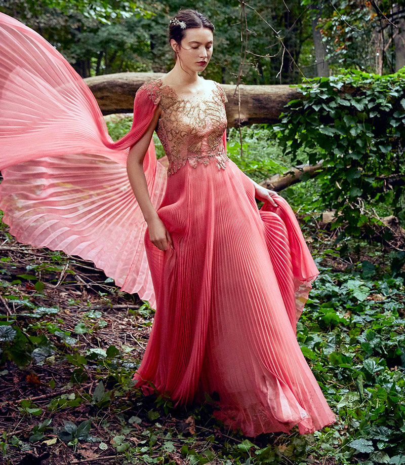 Платья для лесной нимфы от Marchesa