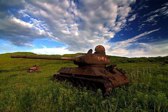 41 танк, захваченный природой 41 танк, захваченный природой