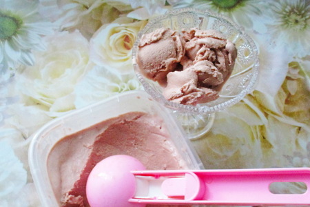 Фото к рецепту: Шоколадное мороженое