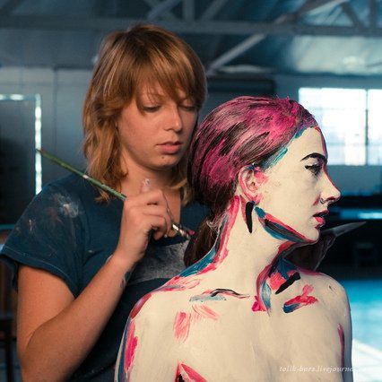 боди-арт, искусство, необычное