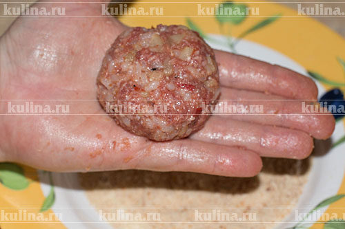 Котлеты с рисом и овощами