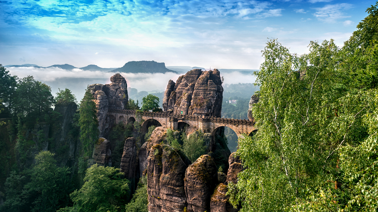 Германия. Саксонская Швейцария. Бастай. (salomon10)