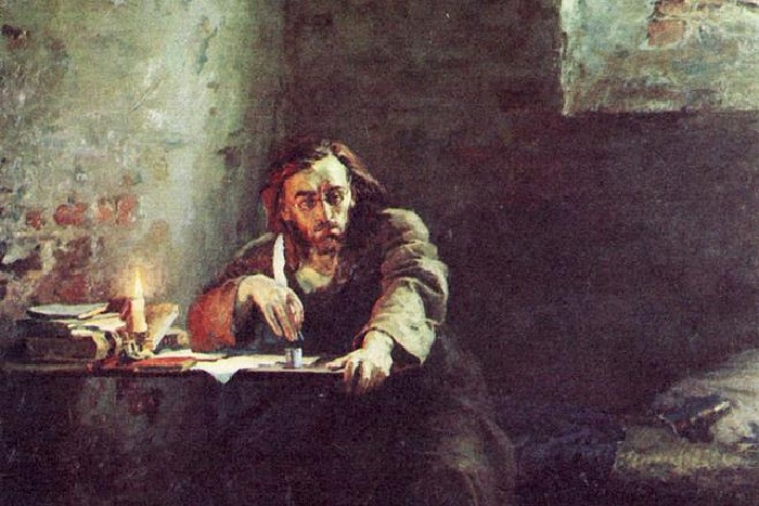 Чернышевский в тюрьме. Чернышевский в тюрьме.