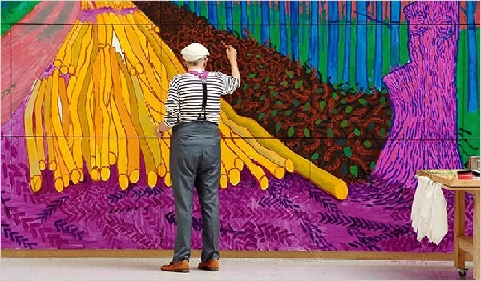 Пейзажи Йоркшира. Автор: David Hockney.