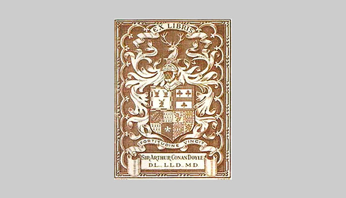 Книжный знак сэра Артура Конан Дойля Книжный знак сэра Артура Конан Дойля