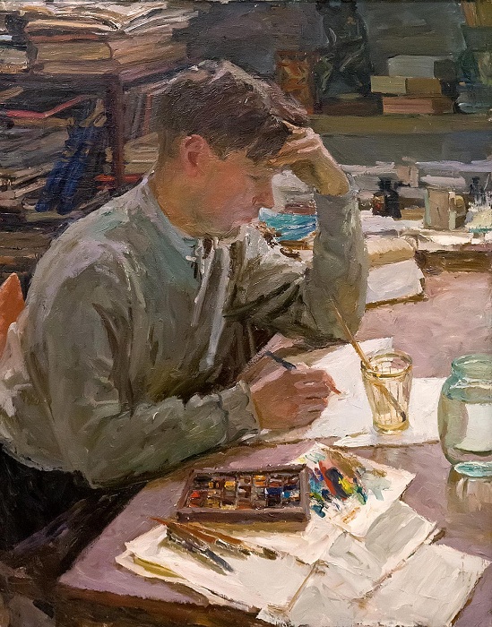 Из серии «Великие художники». Автор: А.А.Пластов. Из серии «Великие художники». Автор: А.А.Пластов.
