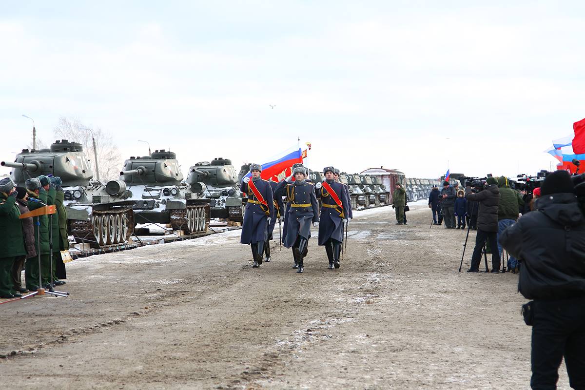 В Кантемировской танковой дивизии создан батальон танков Т-34-85
