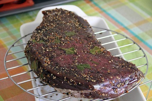 Домашнее вяленое мясо Домашнее вяленое мясо