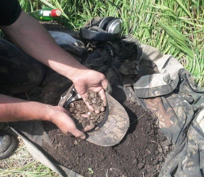 клад, монеты, находка