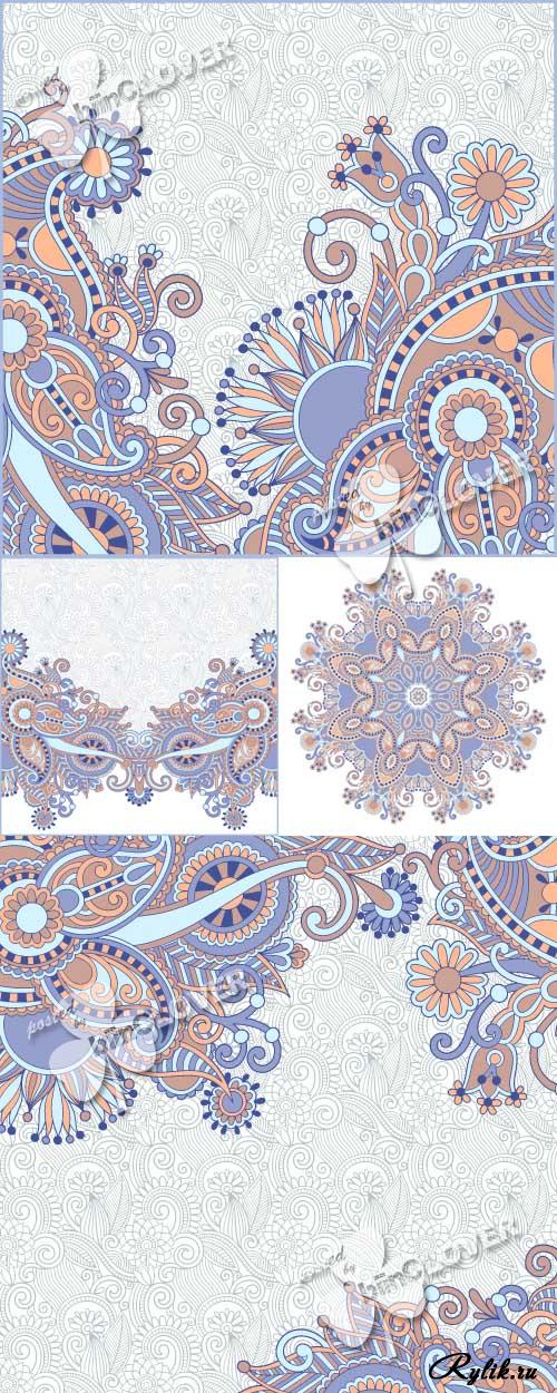      . Decorative ornament card
