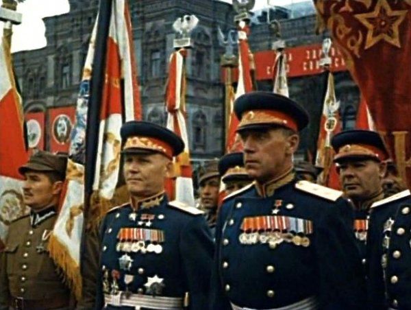 Цветные фото парада победы в 1945 году цветные, фото, парада, победы, в 1945 году