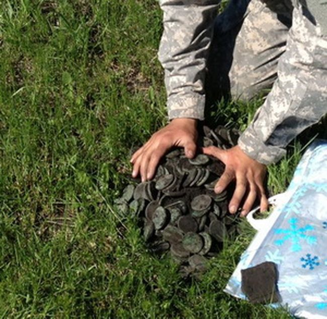 клад, монеты, находка